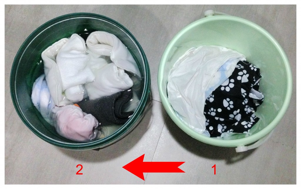 Lightong cloth diaper Washing System